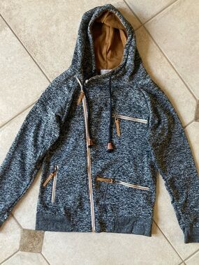 Polo Mano Mustard and Charcoal Knit Jacket